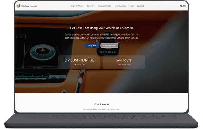 Loan Management System — product interface