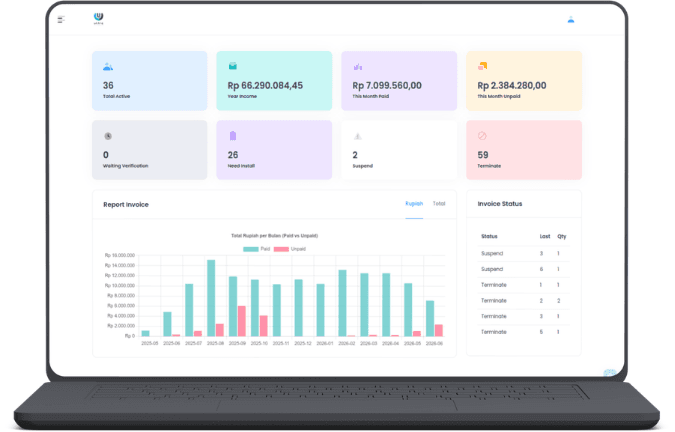 ISP Billing Platform — product interface